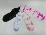 Tie dye sheer sock